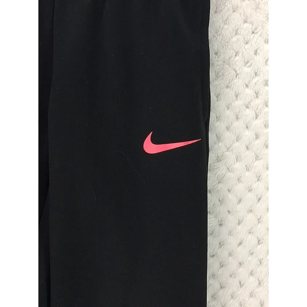 Nike Dri-Fit Therma Youth 4/5 Small Black Athletic Sweatpants